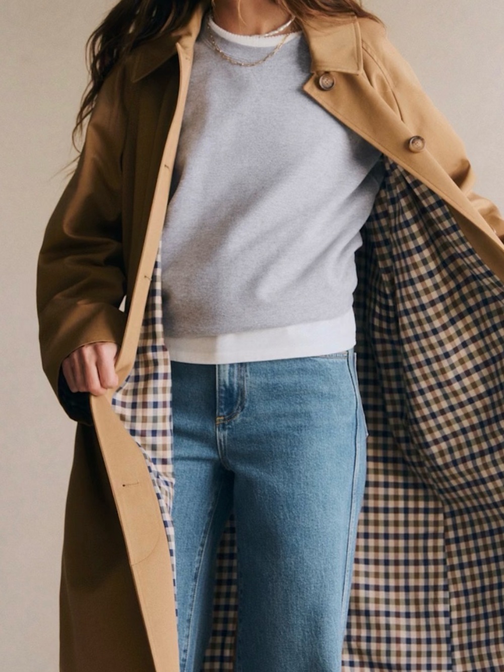 Sézane Clyde Coat Camel - Picture 3 of 7